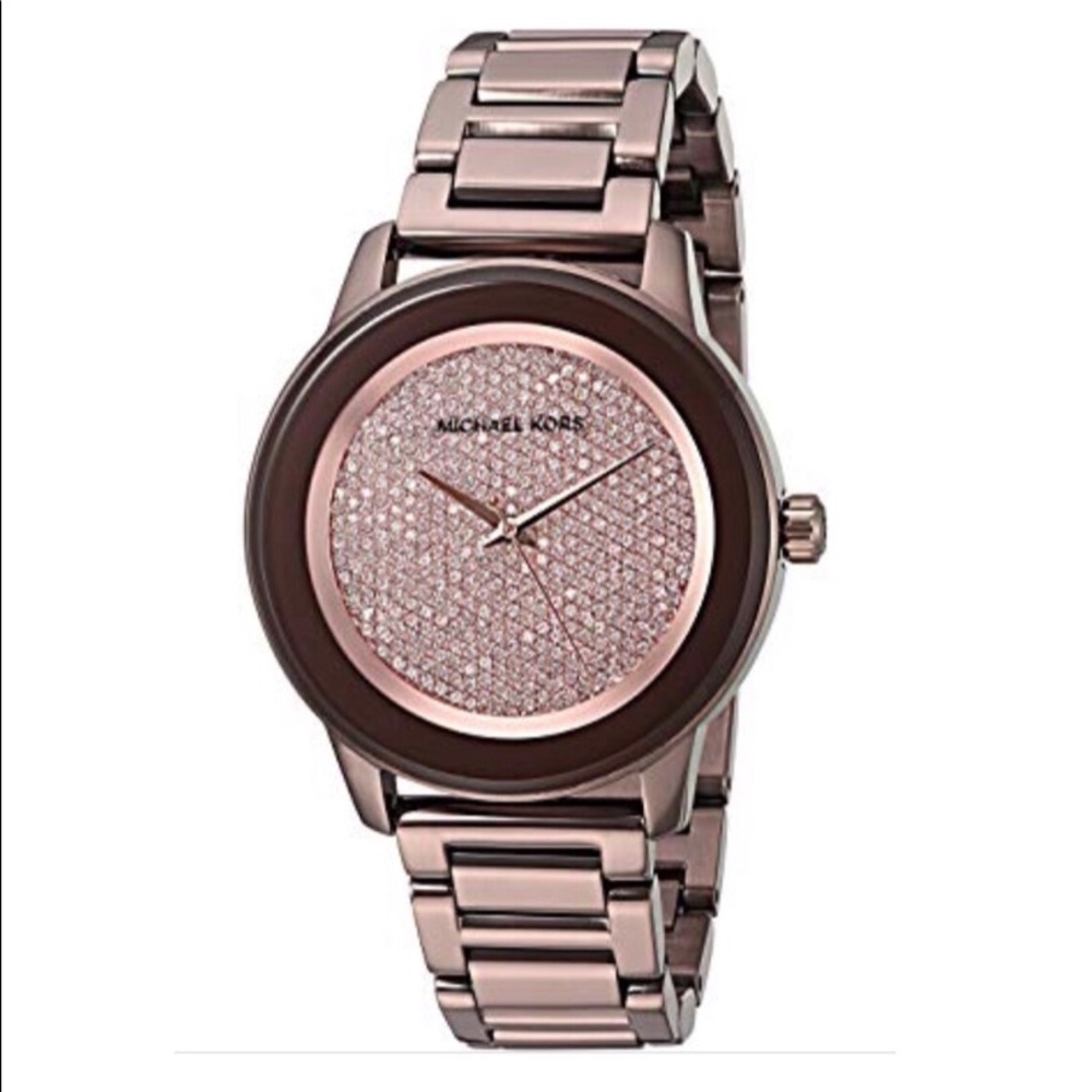 Michael Kors Kinley Sable Pavé Dial Watch